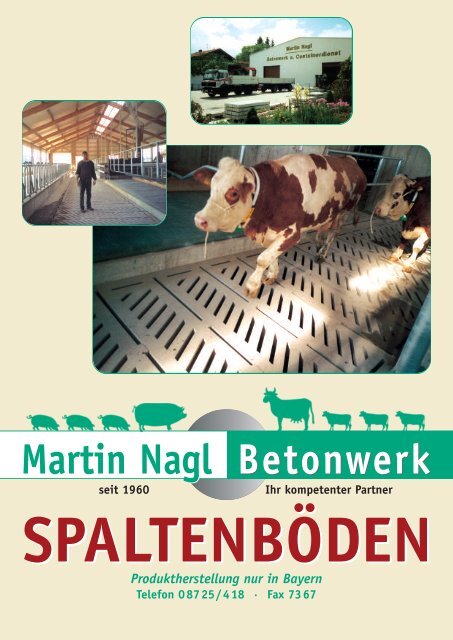 Unser Prospekt als Pdf zum Download - Nagl-beton.de