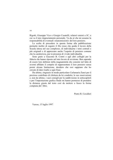 «UNIVERSITÀ». RI-CAPITOLARE - 1997 - Società Amici del Pensiero