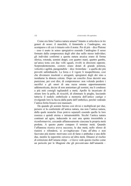 «UNIVERSITÀ». RI-CAPITOLARE - 1997 - Società Amici del Pensiero