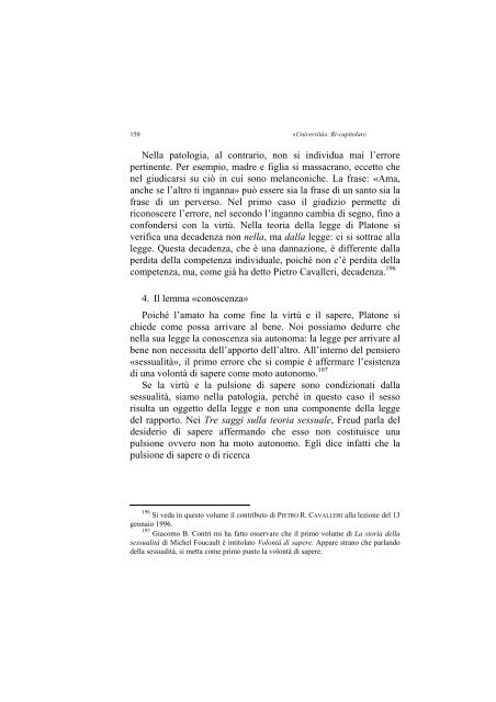 «UNIVERSITÀ». RI-CAPITOLARE - 1997 - Società Amici del Pensiero