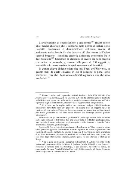 «UNIVERSITÀ». RI-CAPITOLARE - 1997 - Società Amici del Pensiero