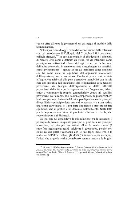 «UNIVERSITÀ». RI-CAPITOLARE - 1997 - Società Amici del Pensiero