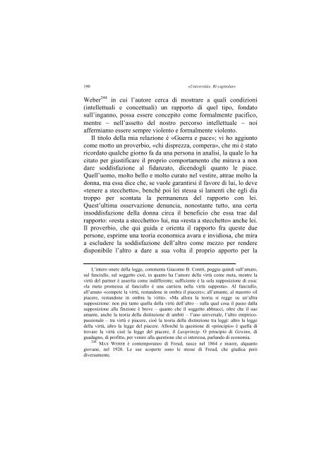 «UNIVERSITÀ». RI-CAPITOLARE - 1997 - Società Amici del Pensiero