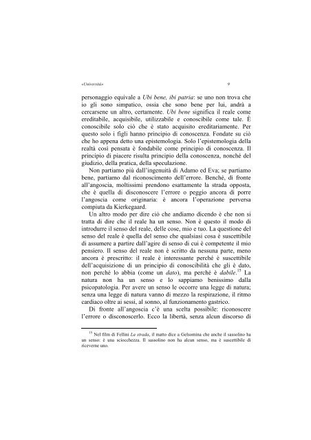 «UNIVERSITÀ». RI-CAPITOLARE - 1997 - Società Amici del Pensiero