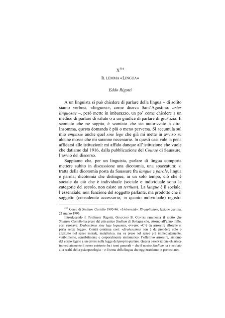 «UNIVERSITÀ». RI-CAPITOLARE - 1997 - Società Amici del Pensiero