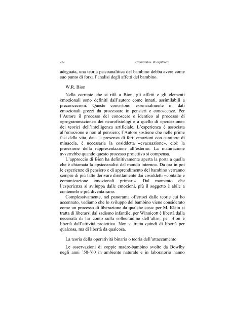 «UNIVERSITÀ». RI-CAPITOLARE - 1997 - Società Amici del Pensiero