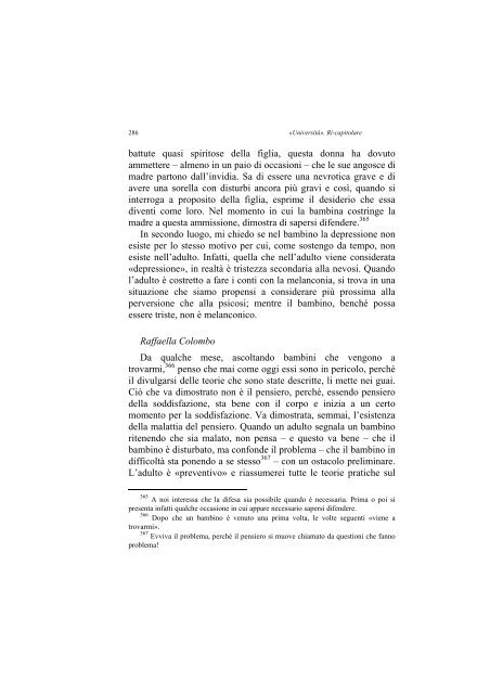 «UNIVERSITÀ». RI-CAPITOLARE - 1997 - Società Amici del Pensiero