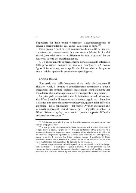 «UNIVERSITÀ». RI-CAPITOLARE - 1997 - Società Amici del Pensiero