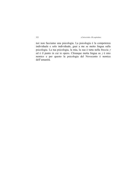 «UNIVERSITÀ». RI-CAPITOLARE - 1997 - Società Amici del Pensiero