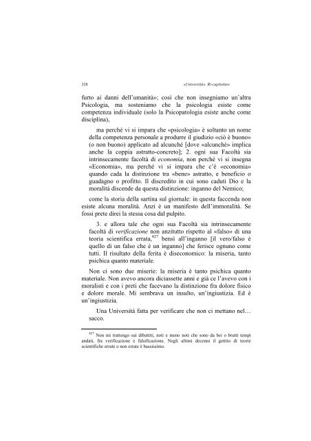 «UNIVERSITÀ». RI-CAPITOLARE - 1997 - Società Amici del Pensiero