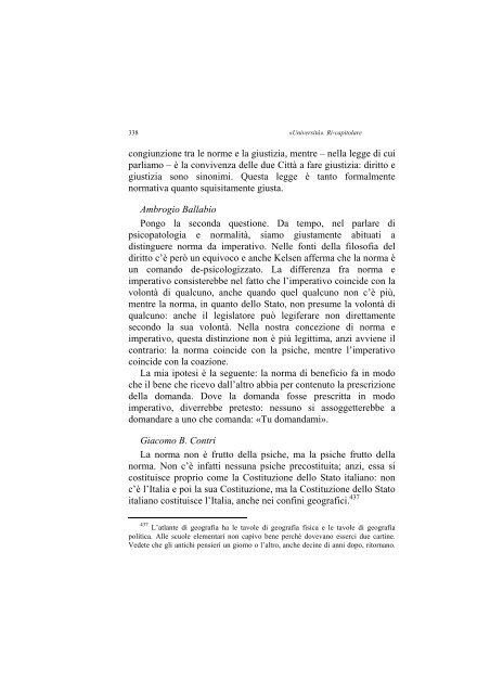 «UNIVERSITÀ». RI-CAPITOLARE - 1997 - Società Amici del Pensiero