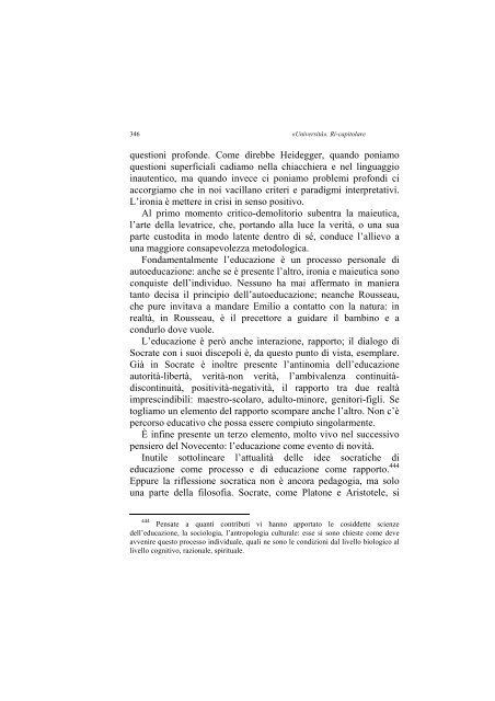 «UNIVERSITÀ». RI-CAPITOLARE - 1997 - Società Amici del Pensiero