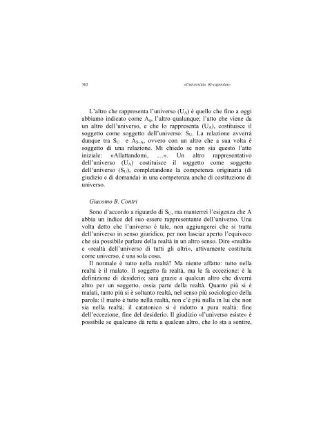 «UNIVERSITÀ». RI-CAPITOLARE - 1997 - Società Amici del Pensiero