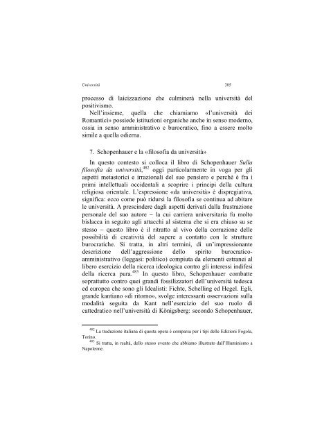 «UNIVERSITÀ». RI-CAPITOLARE - 1997 - Società Amici del Pensiero