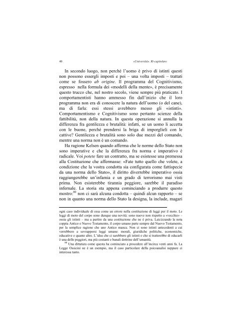 «UNIVERSITÀ». RI-CAPITOLARE - 1997 - Società Amici del Pensiero