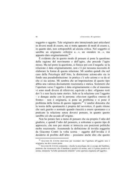 «UNIVERSITÀ». RI-CAPITOLARE - 1997 - Società Amici del Pensiero