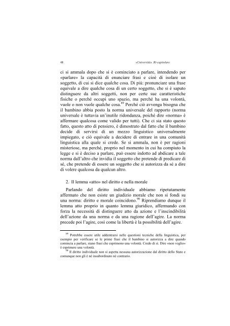 «UNIVERSITÀ». RI-CAPITOLARE - 1997 - Società Amici del Pensiero