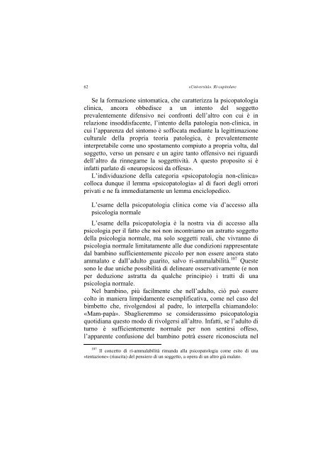 «UNIVERSITÀ». RI-CAPITOLARE - 1997 - Società Amici del Pensiero