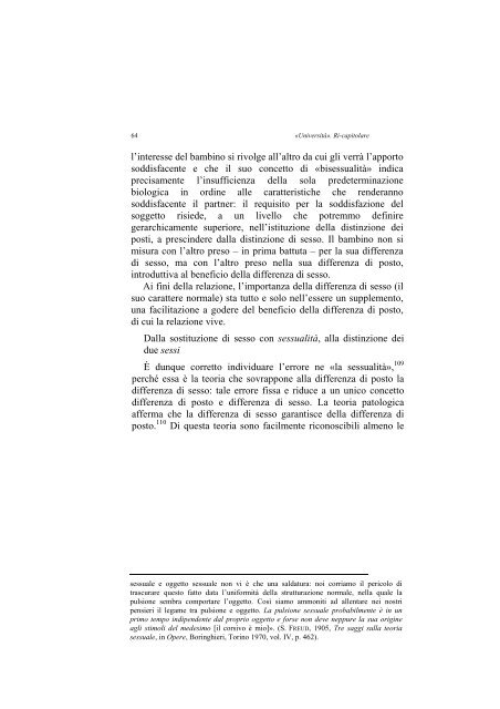 «UNIVERSITÀ». RI-CAPITOLARE - 1997 - Società Amici del Pensiero