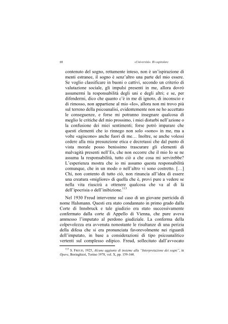 «UNIVERSITÀ». RI-CAPITOLARE - 1997 - Società Amici del Pensiero