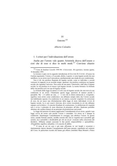 «UNIVERSITÀ». RI-CAPITOLARE - 1997 - Società Amici del Pensiero