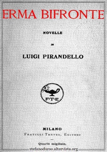 "Erma bifronte" di Luigi Pirandello - Altervista
