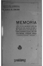 Memoria leída... acerca de su estado en el