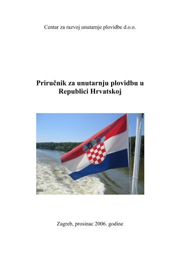 Priručnik za unutarnju plovidbu u Republici Hrvatskoj - Crup