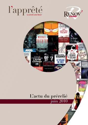 Catalogue Renov-livres A4 1j derniere version.indd - Le prérelié ...