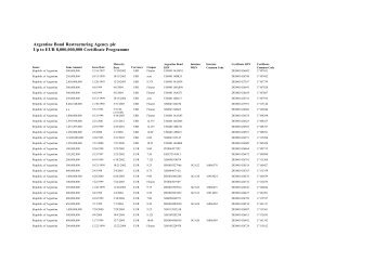 Argentine Bond Restructuring Agency plc Up to ... - HypoVereinsbank