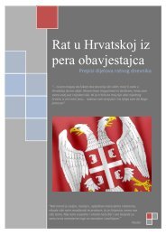 Rat u Hrvatskoj iz pera obavjestajca - KrajinaForce