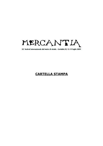 cartella stampa completa - Mercantia