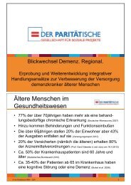 Dr. Susanne Angerhausen - Blickwechsel Demenz. Regional