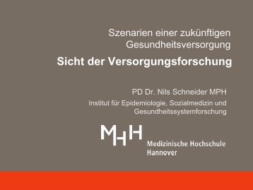 PD Dr. Nils Schneider - Robert Bosch Stiftung
