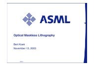 Optical Maskless Lithography