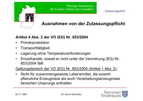 EU-Zulassung - Fleischerei-Berufsgenossenschaft