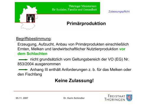 EU-Zulassung - Fleischerei-Berufsgenossenschaft