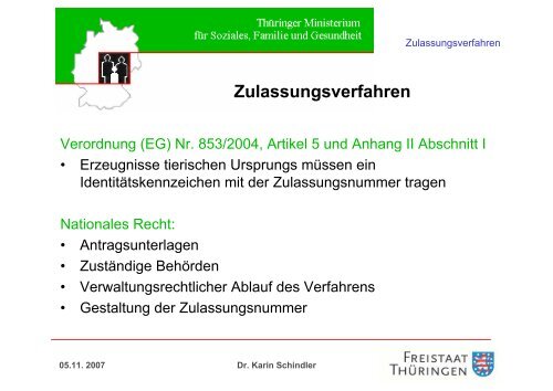 EU-Zulassung - Fleischerei-Berufsgenossenschaft