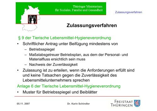 EU-Zulassung - Fleischerei-Berufsgenossenschaft