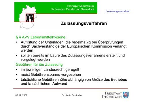 EU-Zulassung - Fleischerei-Berufsgenossenschaft