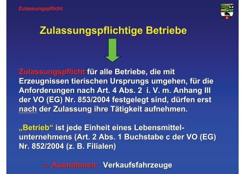 EU-Zulassung - Fleischerei-Berufsgenossenschaft