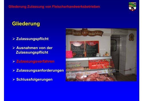 EU-Zulassung - Fleischerei-Berufsgenossenschaft