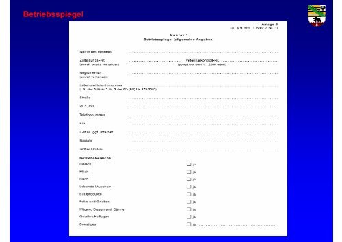 EU-Zulassung - Fleischerei-Berufsgenossenschaft