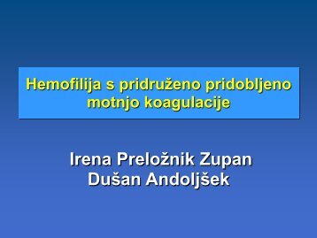 Irena Preložnik Zupan Dušan Andoljšek