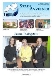 Leunaer Stadtanzeiger - Ausgabe 05/13 - Stadt Leuna