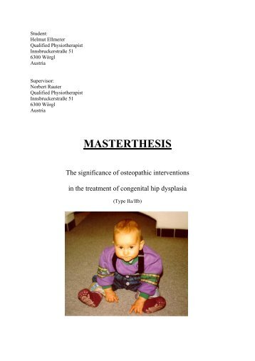 MASTERTHESIS - Osteopathic Research