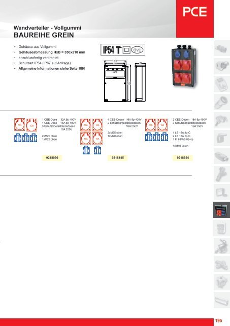 Katalog Deutschland / Export - pc electric