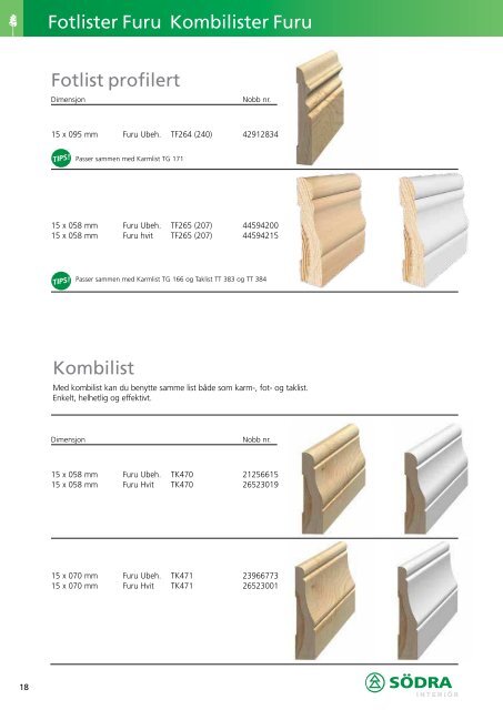 Last ned produktblad - Södra Interiör