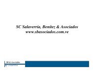 SC Salaverría, Benítez & Asociados www.sbasociados.com.ve