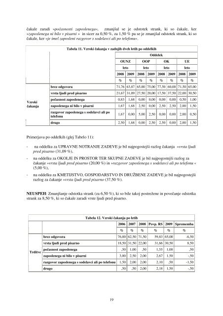 2009 - Upravne enote